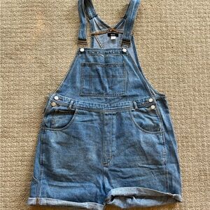 BDG Urban Outfitters Jean Shortalls Short Overalls Size L